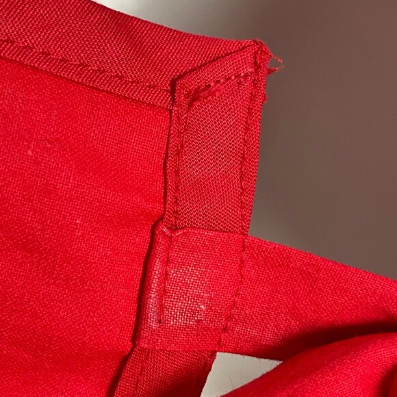 Christmas Apron Tree Presents Pockets Handmade Novelty Gift Red Green Holiday - Picture 12 of 13